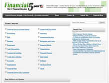 Tablet Screenshot of financial5.com